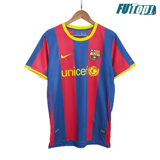 Camiseta Barcelona 2010/11 Local Retro Azul/Rojo