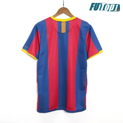 Camiseta Barcelona 2010/11 Local Retro Azul/Rojo