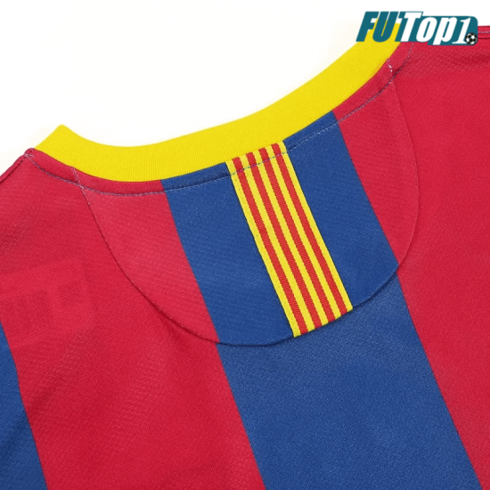 Camiseta Barcelona 2010/11 Local Retro Azul/Rojo