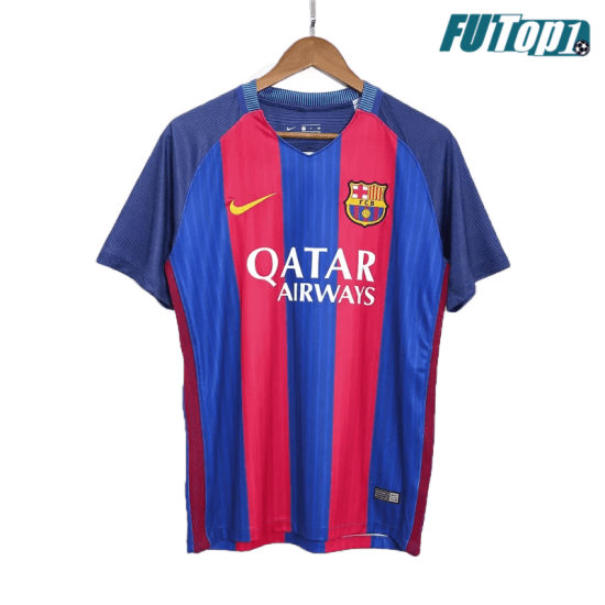 Camiseta Barcelona 2016/17 Local Retro Azul/Rojo