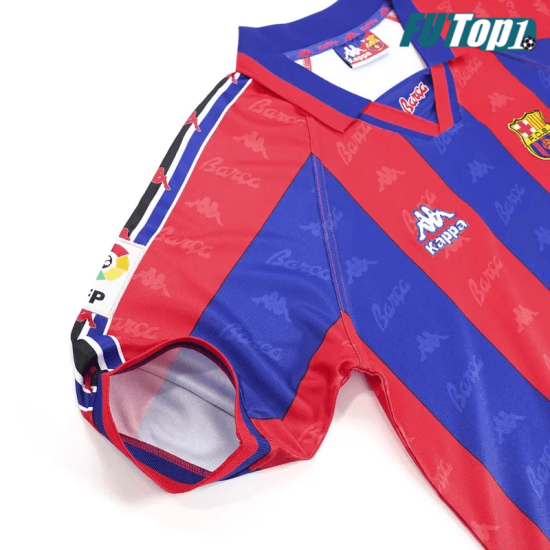 Camiseta Barcelona 96/97 Local Retro Azul/Rojo