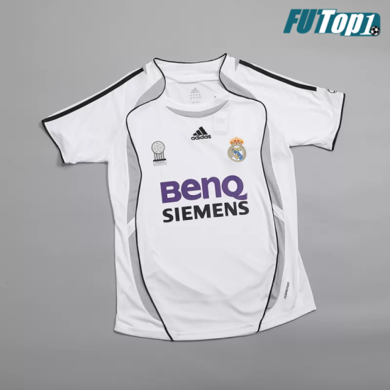 Camiseta Real Madrid 2006/07 Local Retro Blanco