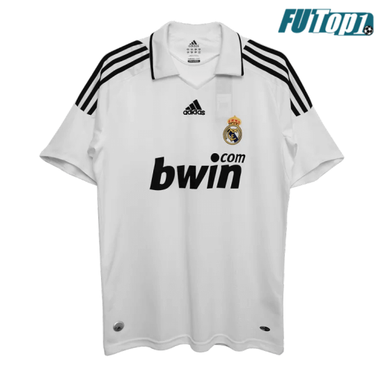 Camiseta Real Madrid 2008/09 Local Retro Blanco