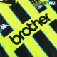 Camiseta Manchester City 1998/99 Visitante Retro Negro/Amarillo