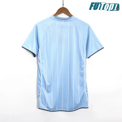 Camiseta Manchester City 2007/08 Local Retro Azul