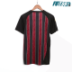 Camiseta Manchester City 2008/09 Visitante Retro Negro/Rojo