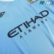 Camiseta Manchester City 2011/12 Local Retro Azul