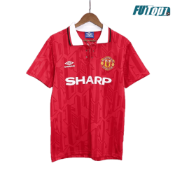 Camiseta Manchester United 1992/94 Local Retro Rojo