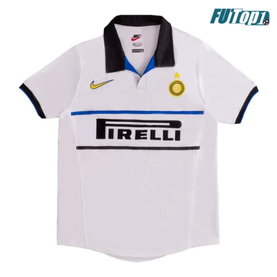 Camiseta Inter de Milán 1998/99 Visitante Retro Blanco