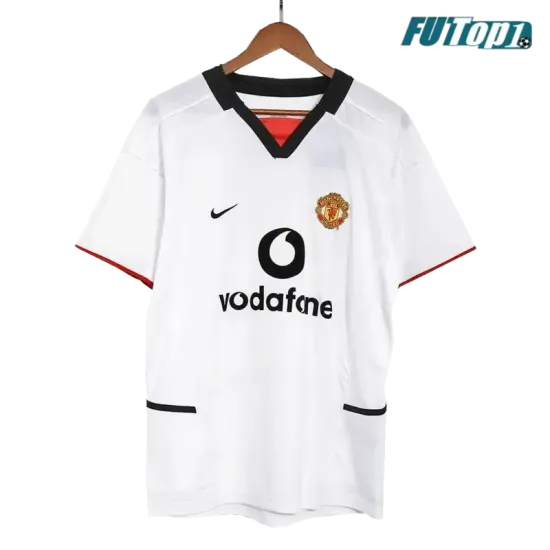 Camiseta Barata Manchester United Segunda Equipación 2002/03 Retro