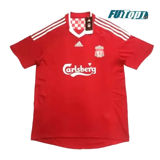 Camiseta Barata Liverpool Home Primera Equipación 2008/09 Retro Clasico