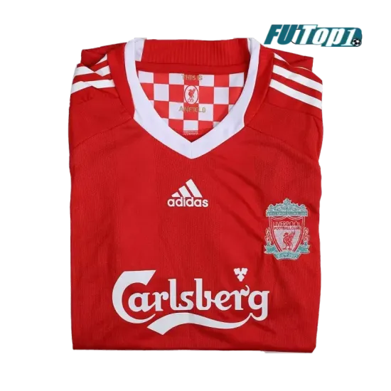 Camiseta Barata Liverpool Home Primera Equipación 2008/09 Retro Clasico