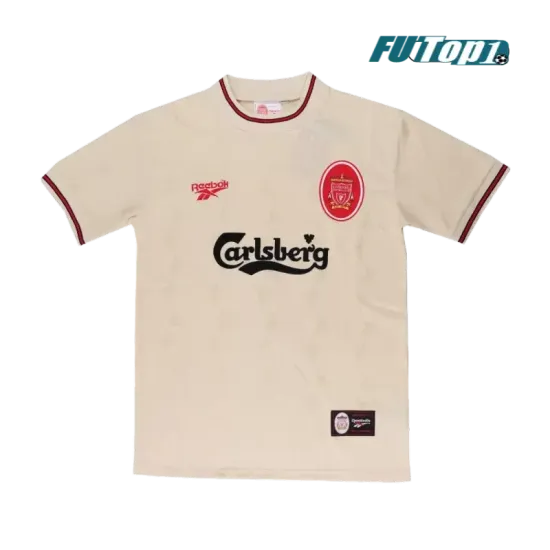 Camiseta Replica Liverpool Away Segunda Equipación 1996/97 Antigua