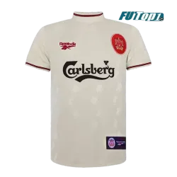 Camiseta Replica Liverpool Away Segunda Equipación 1996/97 Antigua